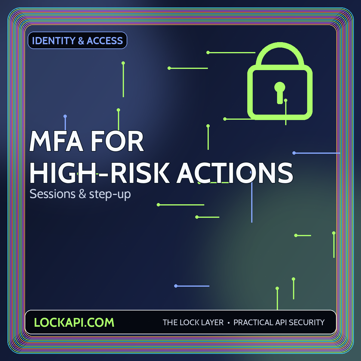 MFA and Session Lock Controls for High-Risk API Actions featured graphic