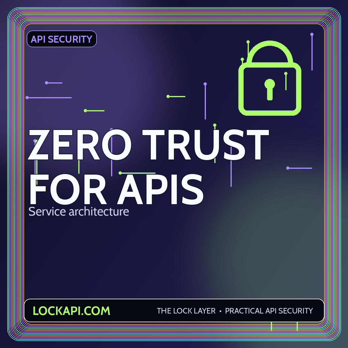 Zero Trust API Architecture for Service-to-Service Systems featured graphic